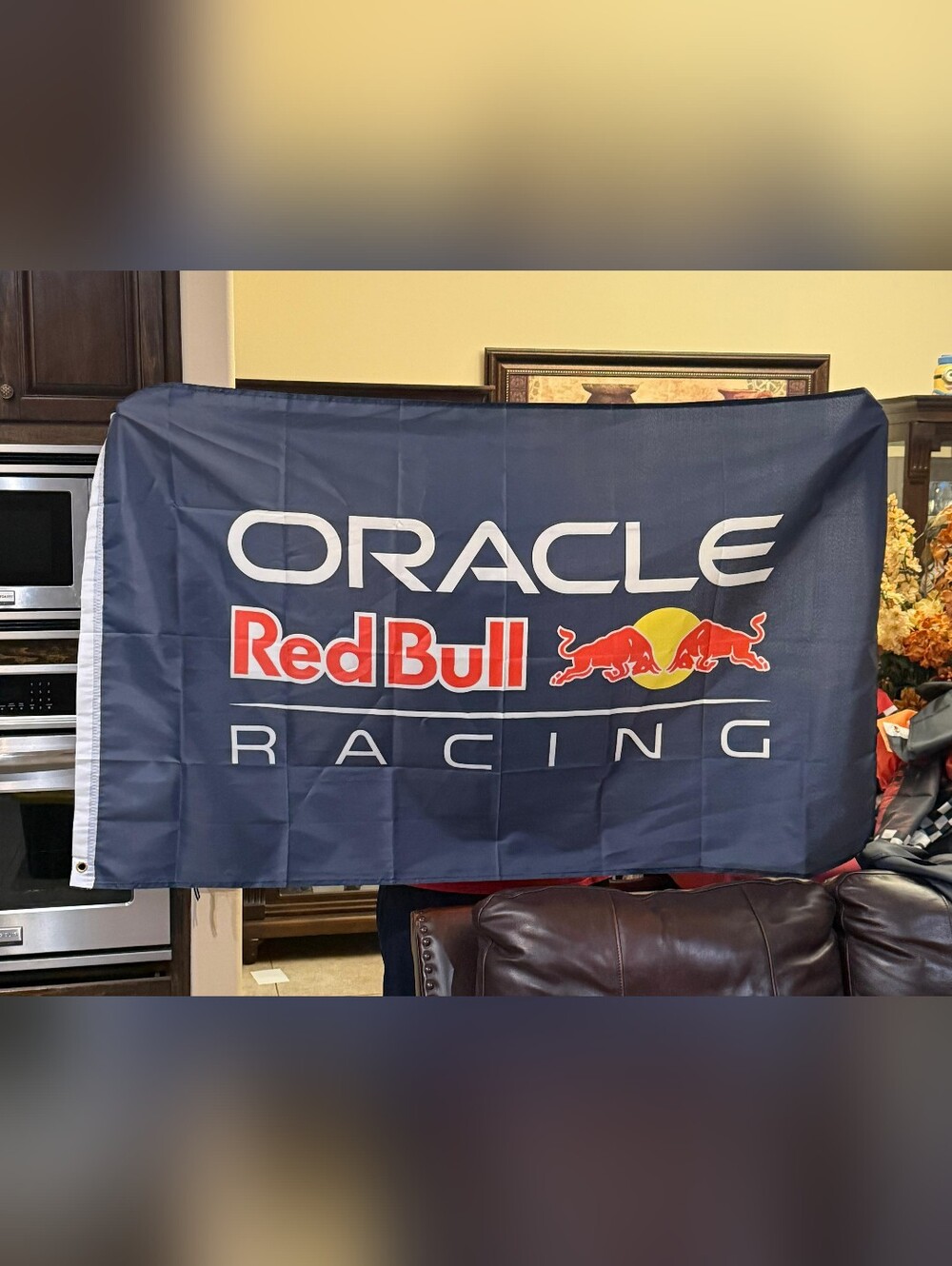Red Bull Racing Flag - Navy, Red, Yellow, White Formula 1 Racing